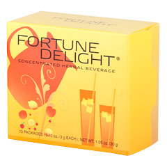 Fortune Delight? Peach 10/3 g Packs (0.10 oz./3 g each bag)
