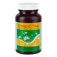 Citric C Tab Whole Food Vitamin C with Rose Hips Bioflavoinoids